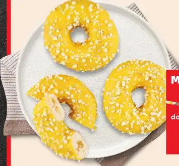 Donut s citrónovou náplňou a bielou čokoládou