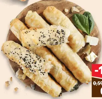 Borek syr, špenát alebo gyros