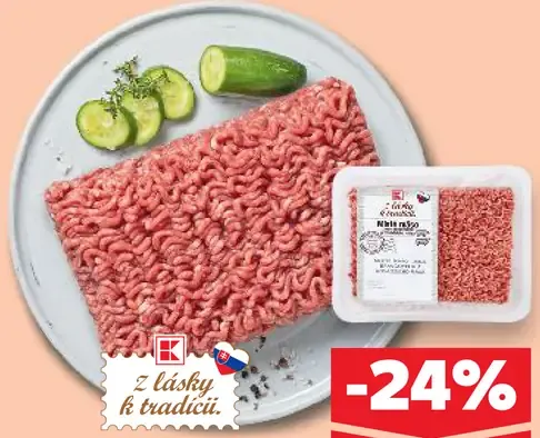 Mleté mäso zmes bravčového a hovädzieho mäsa