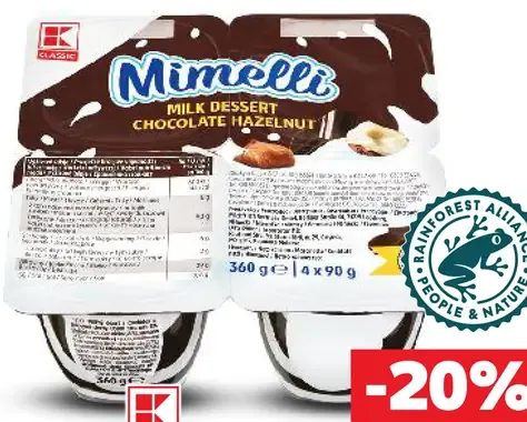 K-Classic Mliečny dezert Minelli