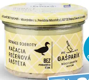 Kačacia pečeňová paštéta