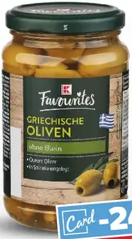 Favourites Griechische Oliven bez kôstky