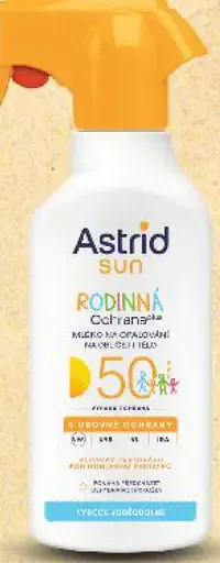 Astrid Sun Mlieko na opaľovanie OF 50+ RODINA