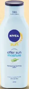 Nivea hydratačné mlieko po opaľovaní