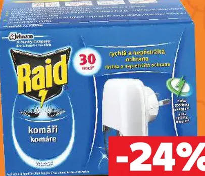 Raid elektrický odparovač komáre