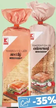 Toastový chlieb svetlý