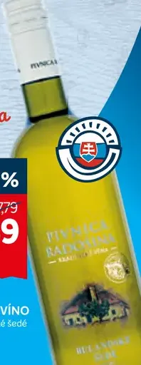 Pivnica Radošina Vino Rulandské šedé