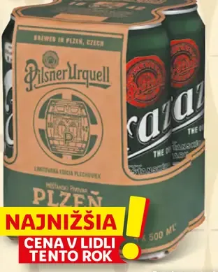 Pilsner Urquell plechovka