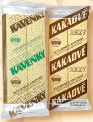 Kakaové rezy Kávenky
