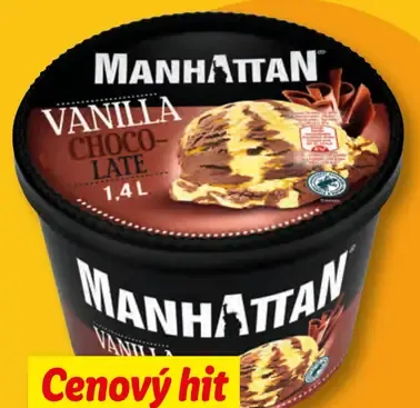 Manhattan vanilkovo-čokoládová zmrzlina
