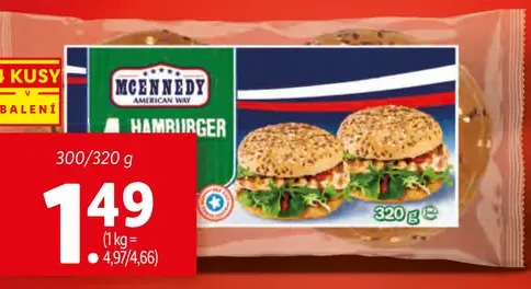 Hamburgerové žemle