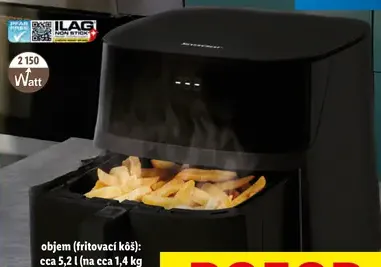 SilverCrest Digitálna teplovzdušná fritéza