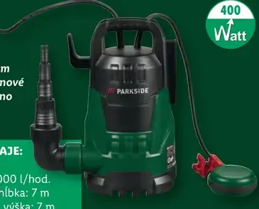 Parkside Ponorné čerpadlo 1100 Watt