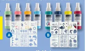Spreje/fixky na textil