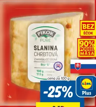 Pikok Slanina z mangalice