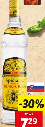 Spišská Borovička 38 % alkoholu