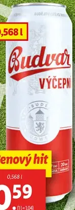 Budvar výčepní plechovka