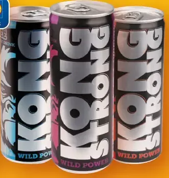 KONG Strong energetický nápoj plechovka
