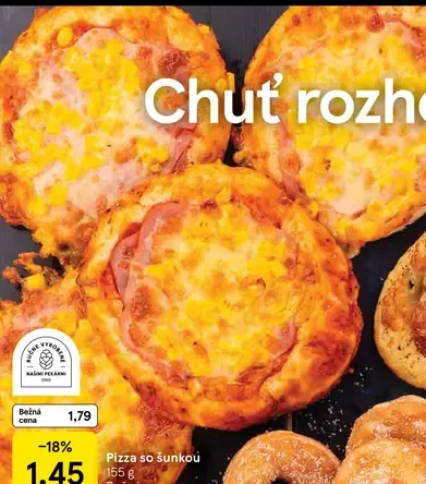 Pizza so šunkou