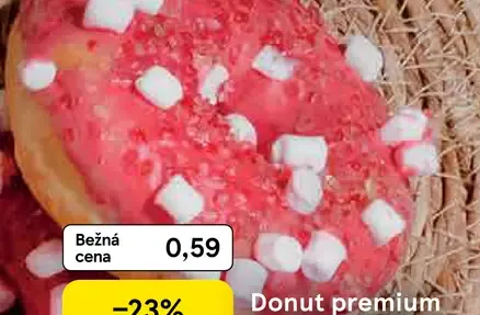 Donut premium s marshmallows