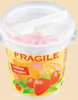 Fragile mrazený krém s jahodovou a citrónovou príchuťou