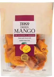 Tesco mango sušené bez cukru