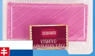 Dobrota višňovo-čokoládový rez