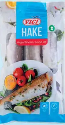 Vici morská šťuka argentínska, bez hlavy a chvosta