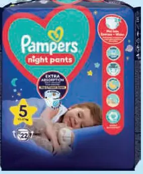 Pampers night pants plienkové nohavičky
