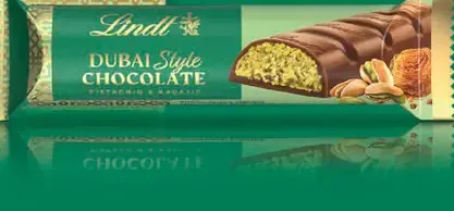 Lindt Dubai Style mliečna čokoláda s náplňou z pistáciových orieškov