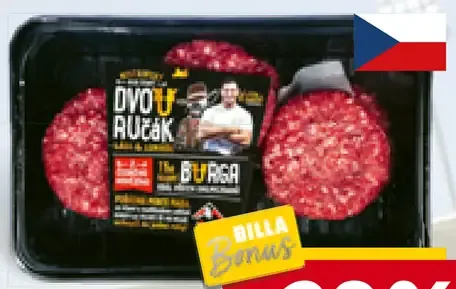 Kostelecké uzeniny hovädzí burger Dvouručák