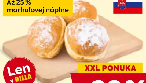 Šiška s marhuľovou náplňou