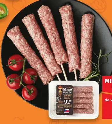 Mleté bravčové mäso na špíze