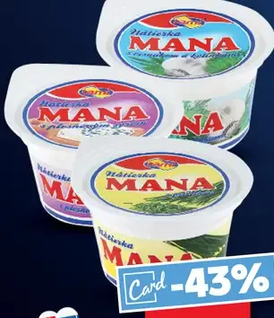 Mana Zmesová nátierka rôzne druhy