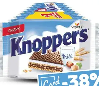 Knoppers mliečne oblátky