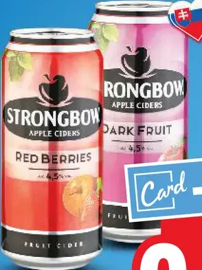 Strongbow cider plechovka