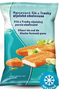 Porciované filety z tresky