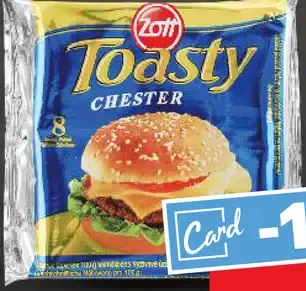 Zott Toasty Tavený syr 45% plátky