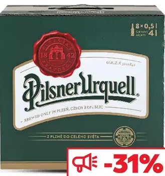 Pilsner Urquell Svetlý ležiak plechovka