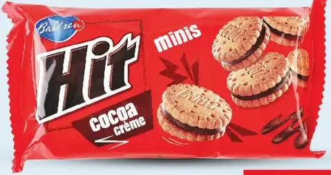 Bahlsen Hit minis cocoa crème