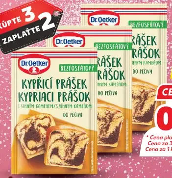 Dr. Oetker Kypriaci prášok bez fosfátov