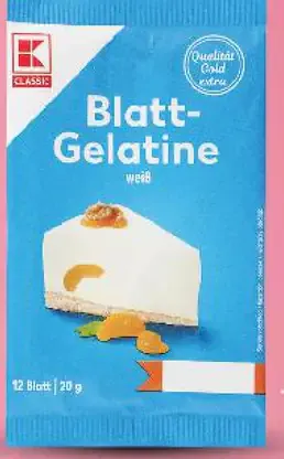 K-Classic Želatína biela, plátky