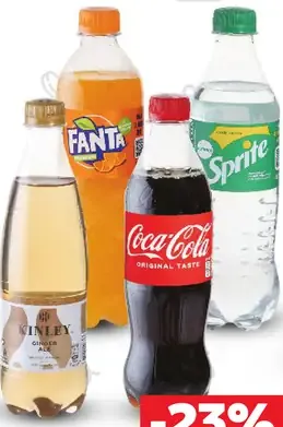 Fanta limonáda plechovka - Coca Cola limonáda plechovka - Sprite limonáda plechovka