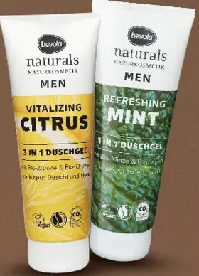 Bevola naturals men sprchový gél