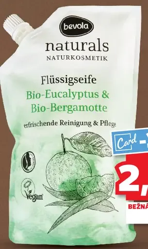 Bevola naturals tekuté mydlo