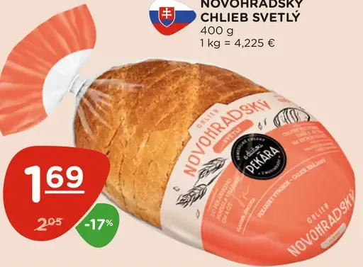 Novhradský chlieb svetlý