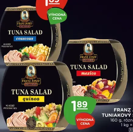 Franz Josef Tuniakový šalát couscous