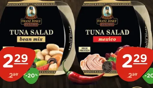Franz Josef Tuniakový šalát bean mix