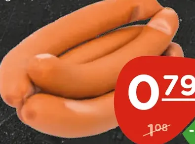 Kostelecké Uzeniny Pareky s Telacím Mäsom