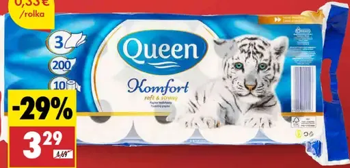 Queen Komfort toaletný papier